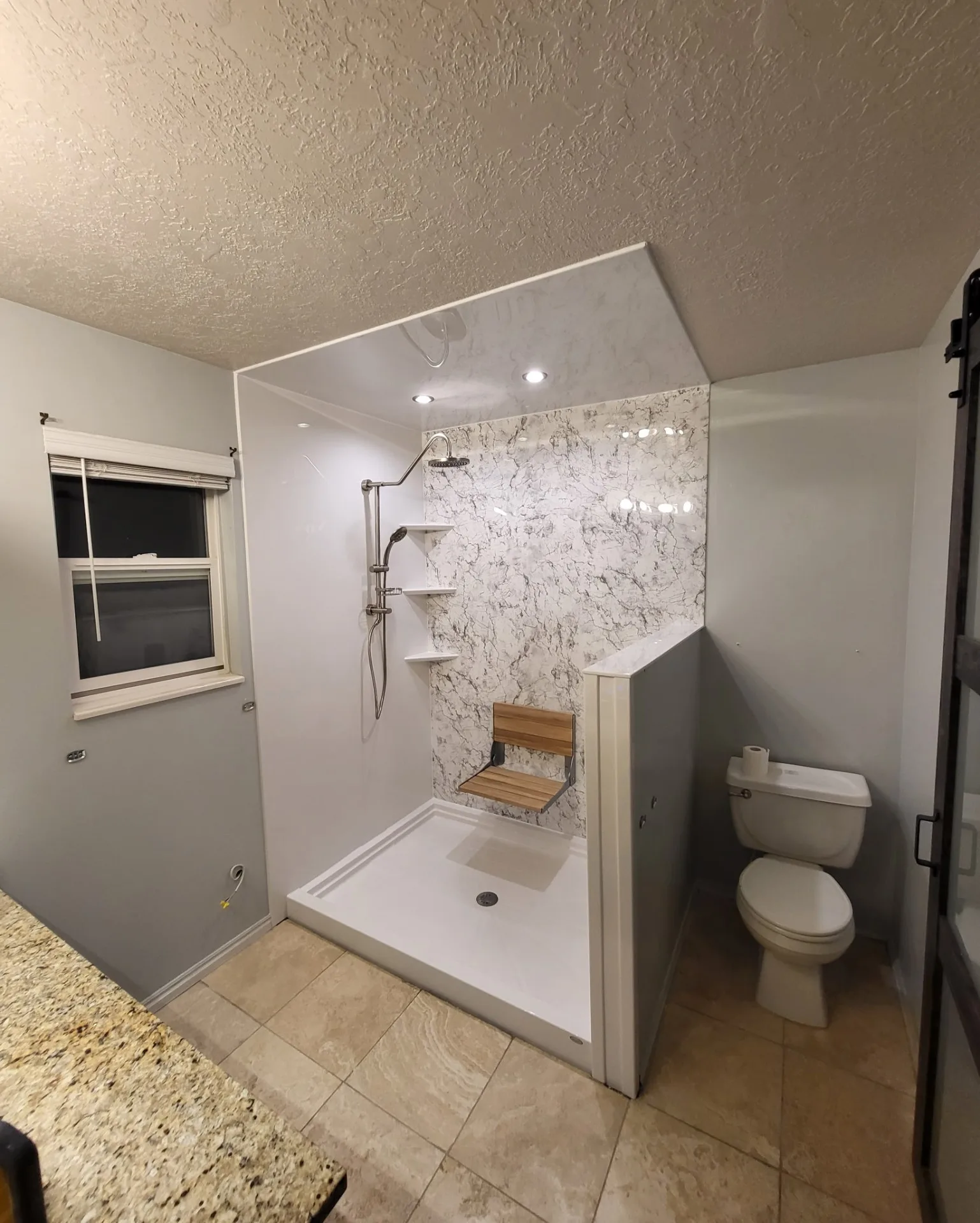 Carrara Marble Walk-In